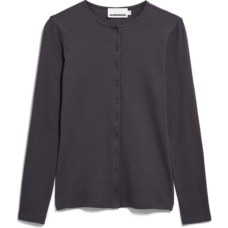 Armedangels Damen Rib Button Jacke