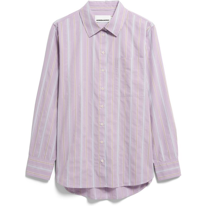 Armedangels Damen Stripe Loose Bluse
