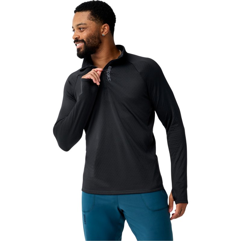 Brooks Herren Momentum Thermal 1/2 Zip Longsleeve