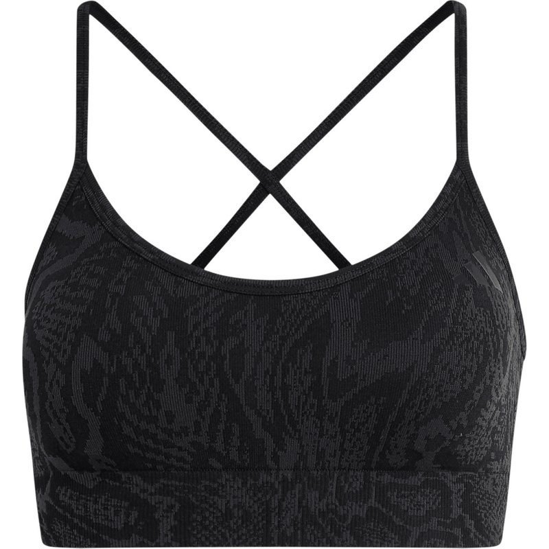 adidas Damen Workout Knit Snake Light Support Sport BH