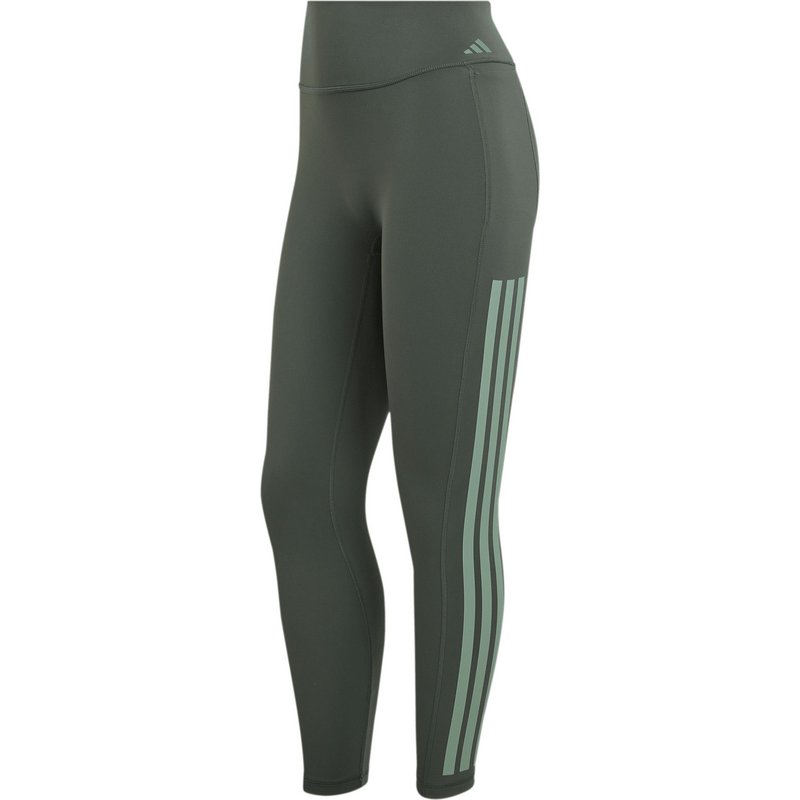 adidas Damen Optime Workout 3-Stripes 7/8 Tights
