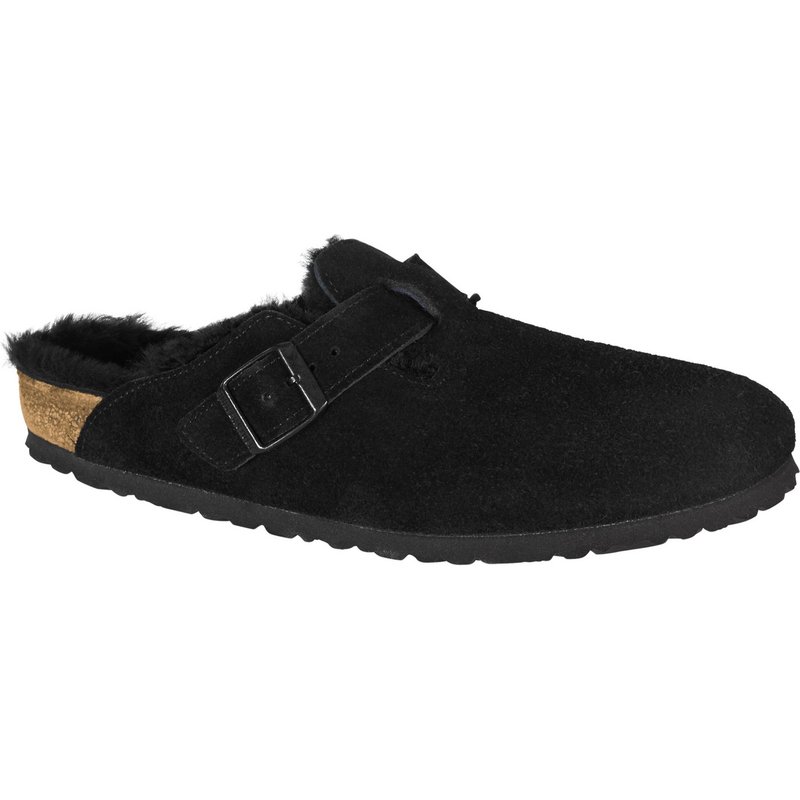 Birkenstock Damen Boston Shearling Suede Hausschuhe