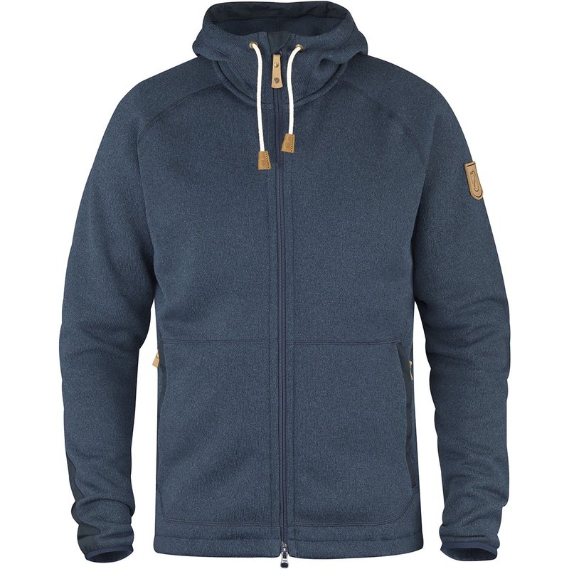 Fjällräven Herren Övik Fleece Hoodie Jacke