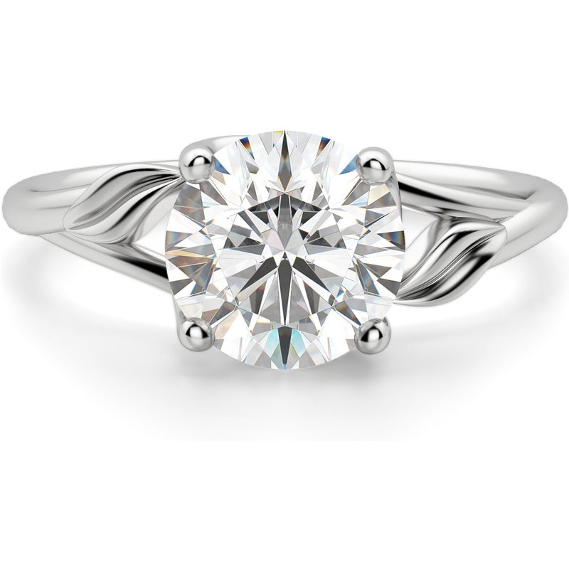 Ivy Okrągły 1.25 ct Pierścionek Zaręczynowy Diament Laboratoryjny 585 Białe Złoto (14K)