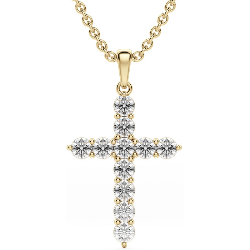 Wisiorek Clare Laboratoryjny Diament 585 Żółte Złoto (14K)