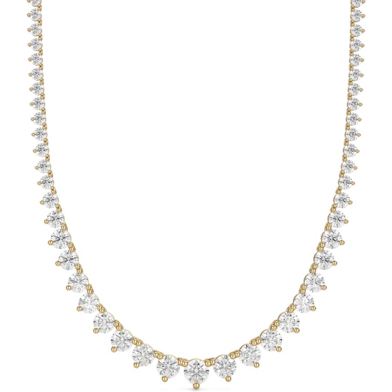 Naszyjnik Marilyn 15.80 krt Laboratoryjny Diament 585 Żółte Złoto (14K)