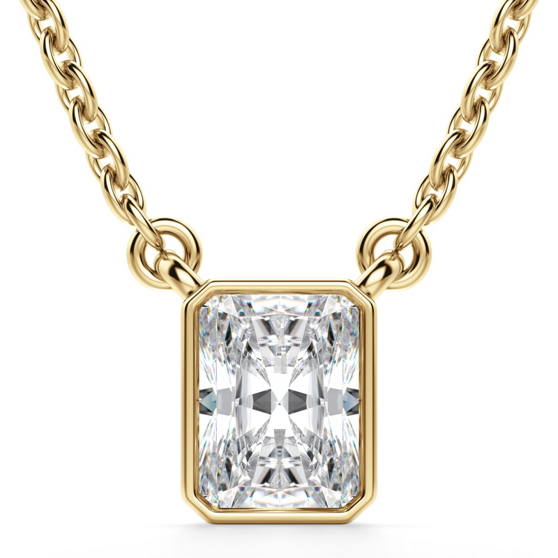 Naszyjnik Marseille Radiant 1.25 kt Laboratoryjny Diament 585 Żółte Złoto (14K)