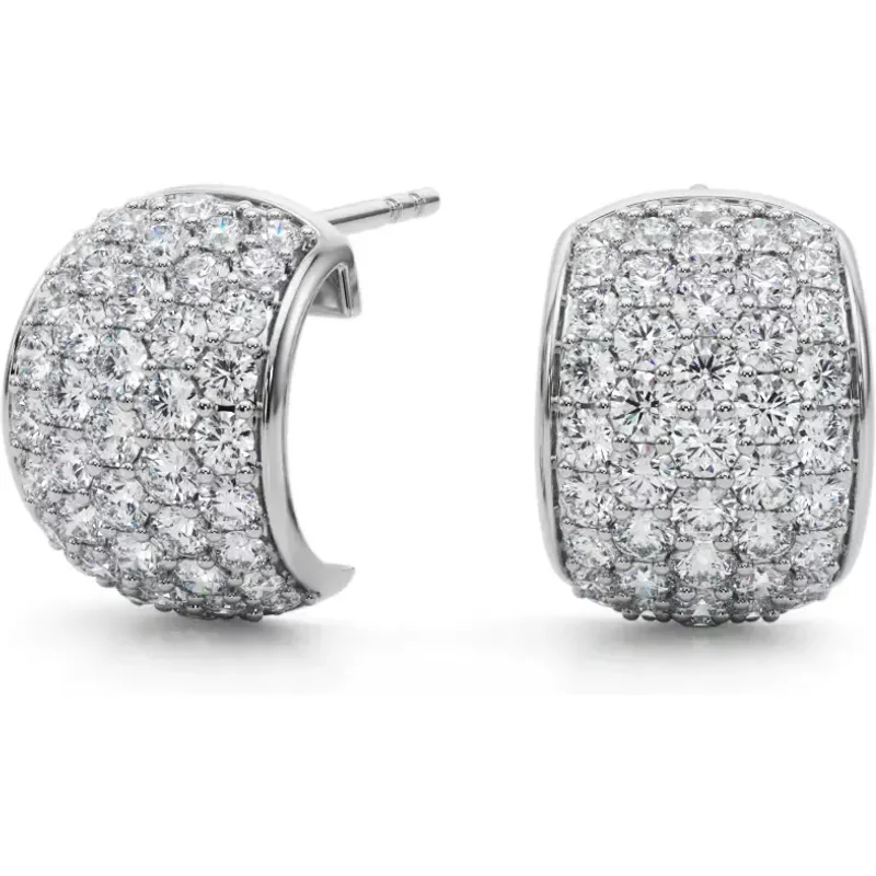 Diamantové Kolczyki Sztyfty 1.00 krt Diament Laboratoryjny 585 Białe Złoto (14K)