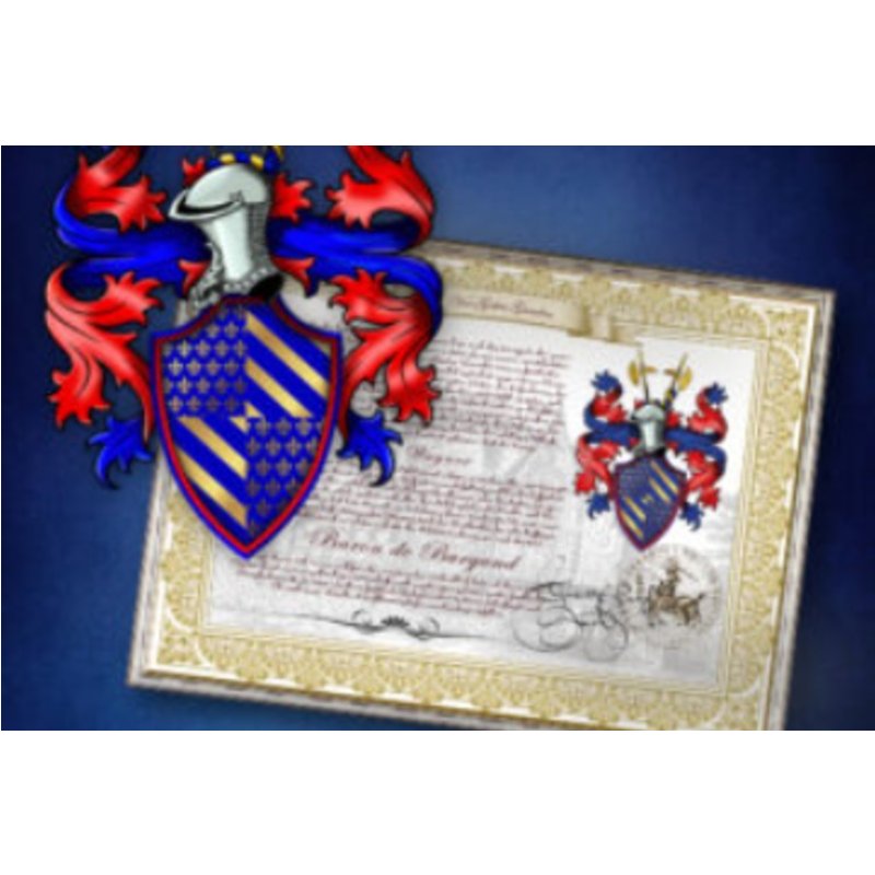 German Nobility Title for 1, 2, or 4 People - Choice of Baron, Duke, Earl, or Count Titles with Personalised Certificate - Gift Option | Wowcher