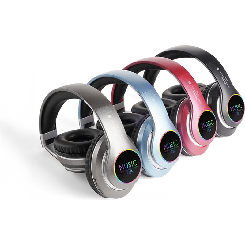 ProBeat Wireless Bluetooth Headphones - Active Noise Cancelling, RGB Lighting, 40mm Drivers, Bluetooth 5.0, Up to 6 Hours Battery | Wowcher