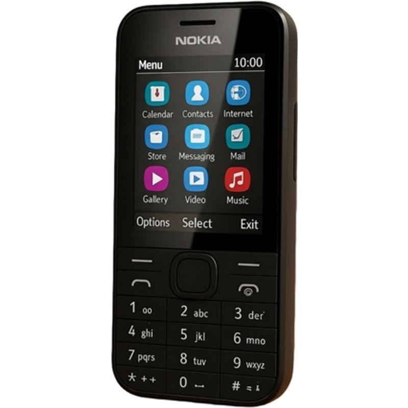 Nokia 208 2.4" 3G Smartphone - Mobile Phone - Black - Vodafone | Wowcher