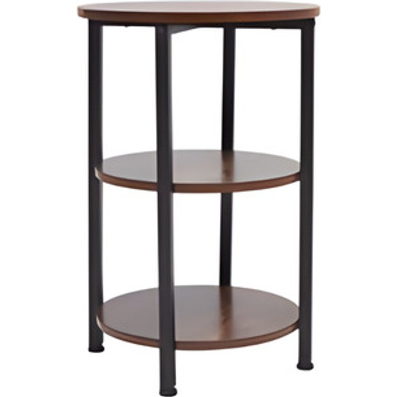 Vintage Wooden 3-Tier Round Side Table | Wowcher