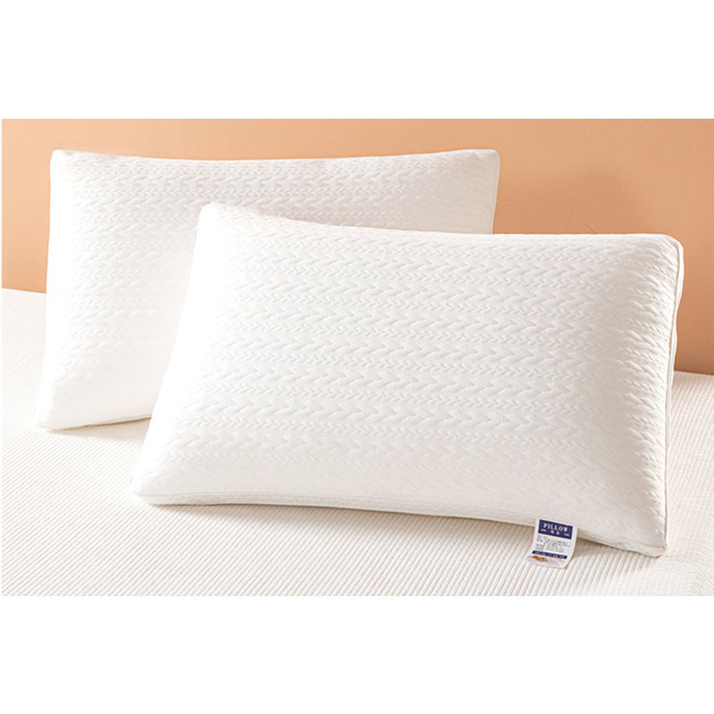 Orthopaedic Ergonomic Neck Support Pillow - Breathable Knitted Polyester, Adjustable Heights, Multiple Colours | Wowcher