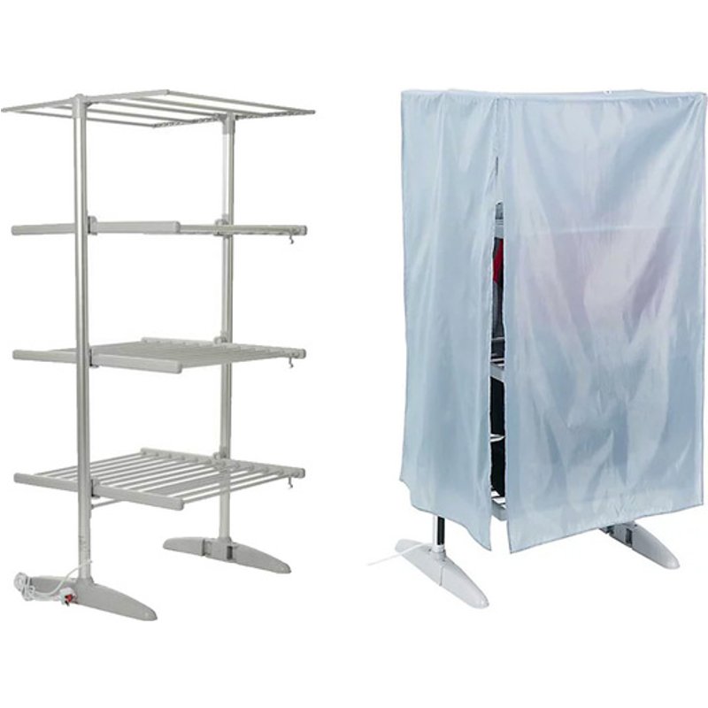 Easylife 4-Tier Electric Heated Clothes Airer with Cover | Wowcher