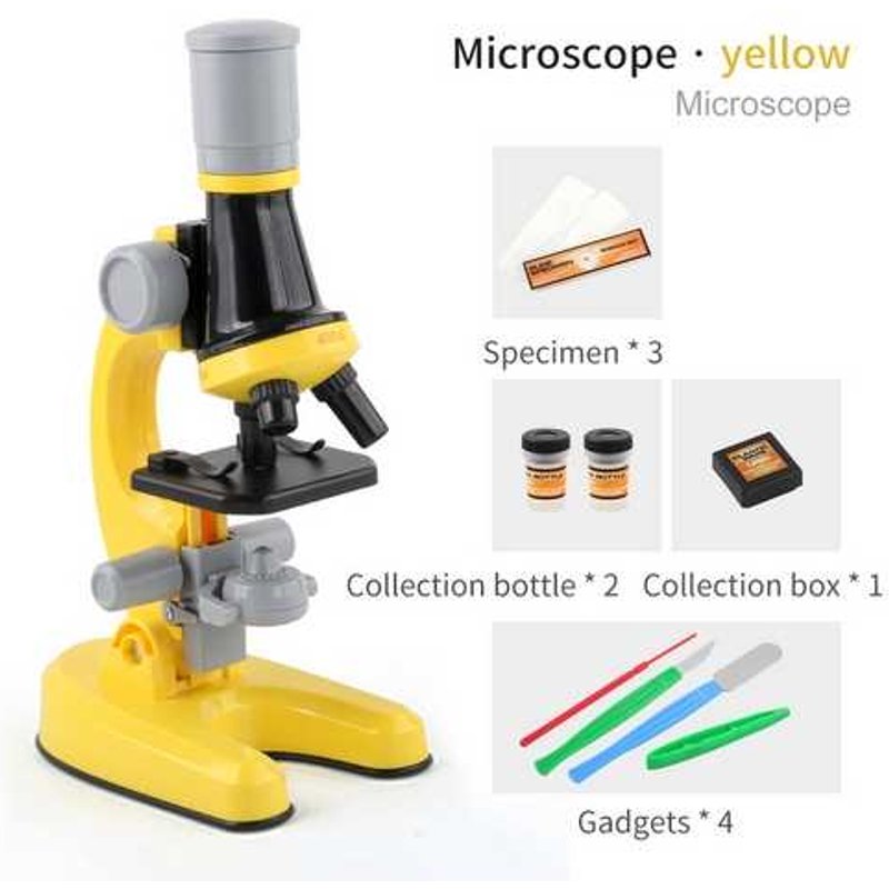 Children's STEM Microscope Science Adventure Set - Educational, Battery-Operated Toy for Ages 5-15, Interactive Learning Kit | Wowcher