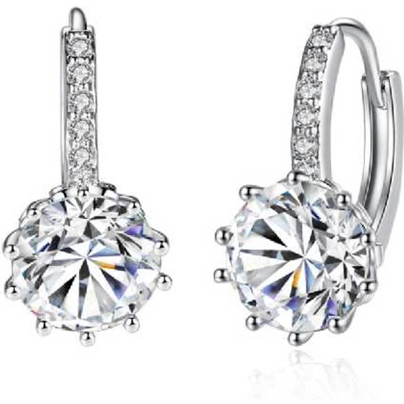 Timeless Crystal Jewelry Gift Set - Rhodium-Plated 3-Piece Set with Swarovski Crystals | Wowcher