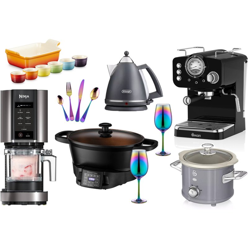 Premium Kitchen Mystery Box - Secret Home & Kitchen Surprise Bundle (Ninja, Le Creuset, KitchenAid & More) | Wowcher
