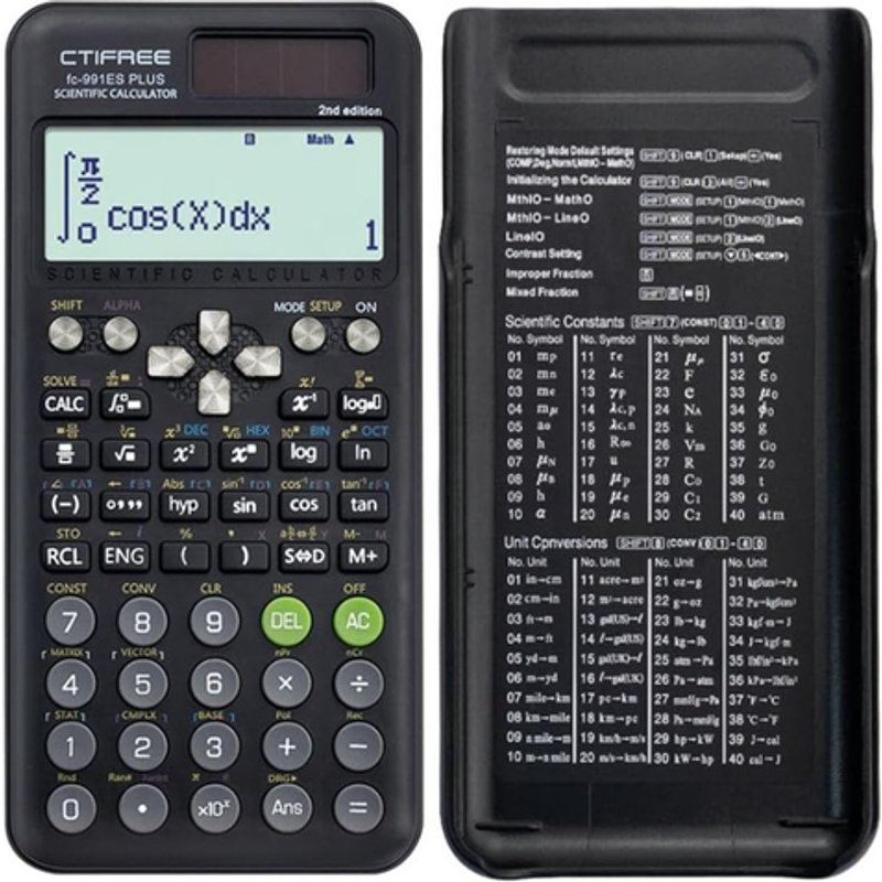 417-Function Scientific Calculator with High-Resolution Display | Wowcher