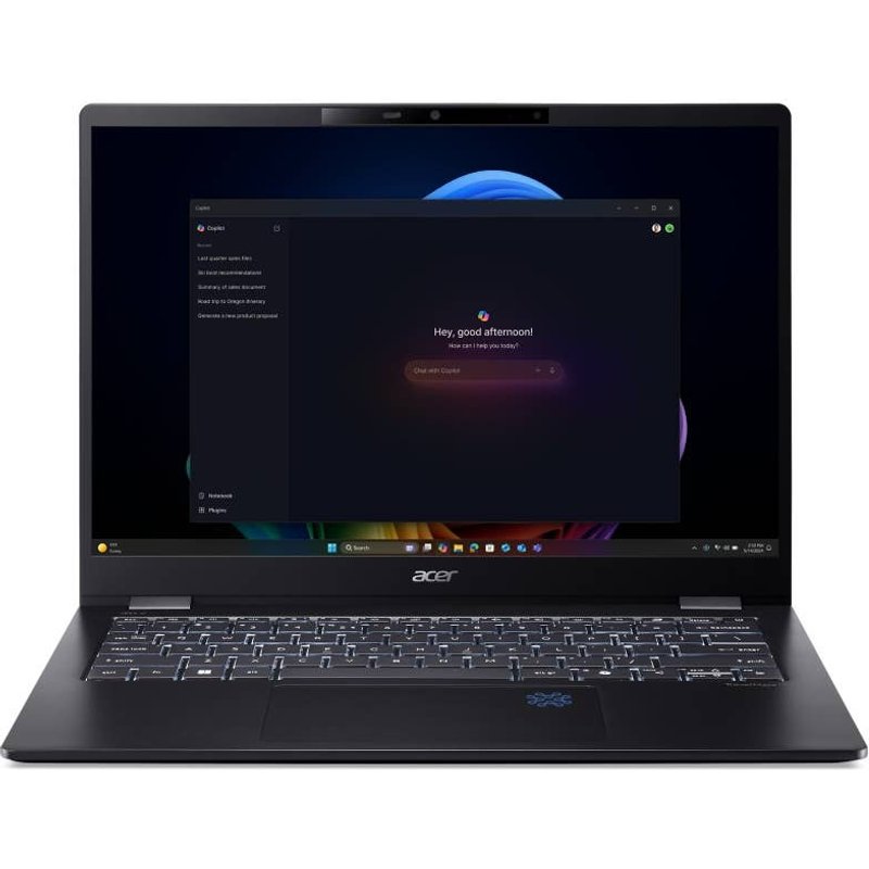 Acer TravelMate P6 14 AI, TMP614-54T-TCO, Pantalla Táctil, 14", Intel® Core™ Ultra 7, 32 GB RAM, 1 TB SSD, Intel® Graphics