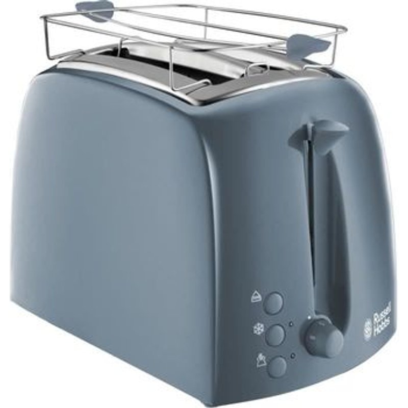 Russell Hobbs Textures Grey 21644-56 Tostadora 2 Rebanadas 850W Gris 21644-56