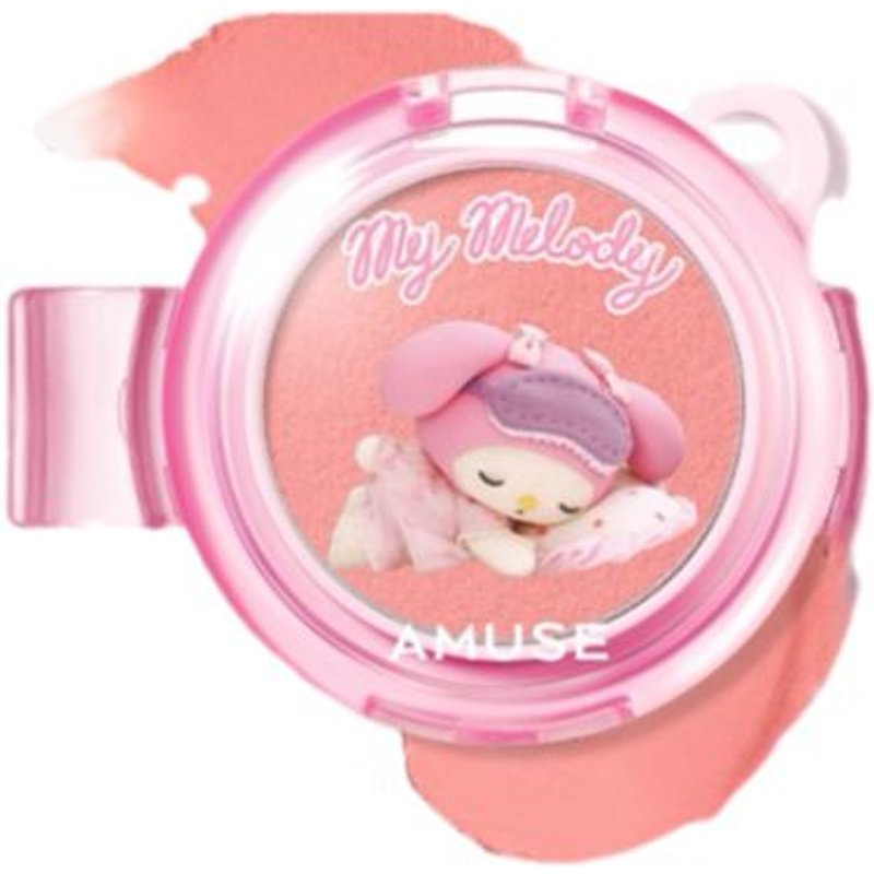 Amuse - Poudre Lèvres & Joues (Édition spéciale My Melody & Kuromi) - 4g - 01 Peach Whip