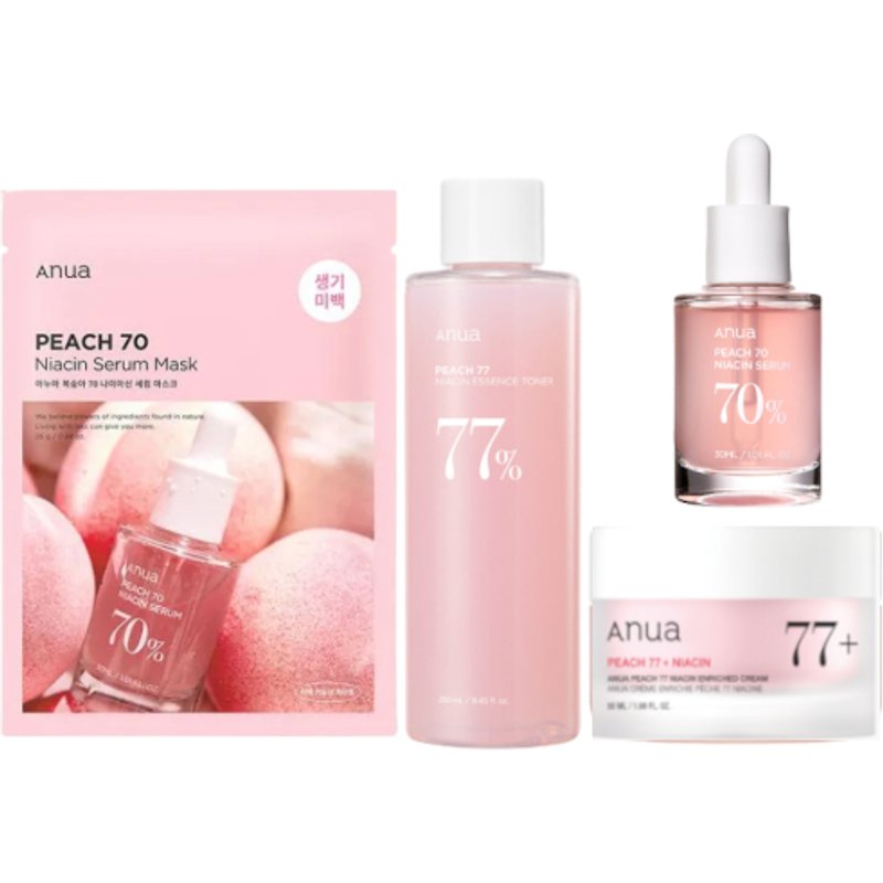 ANUA - Peach + Niacin Brightening Set