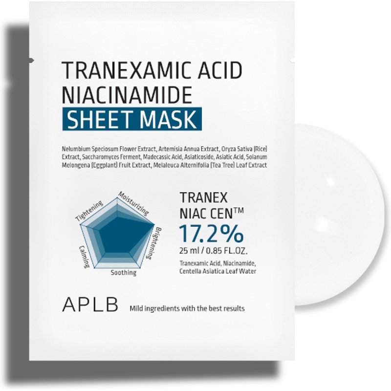 APLB - Masque en feuille à l'acide tranexamique et à la niacinamide - 1pièces*25ml