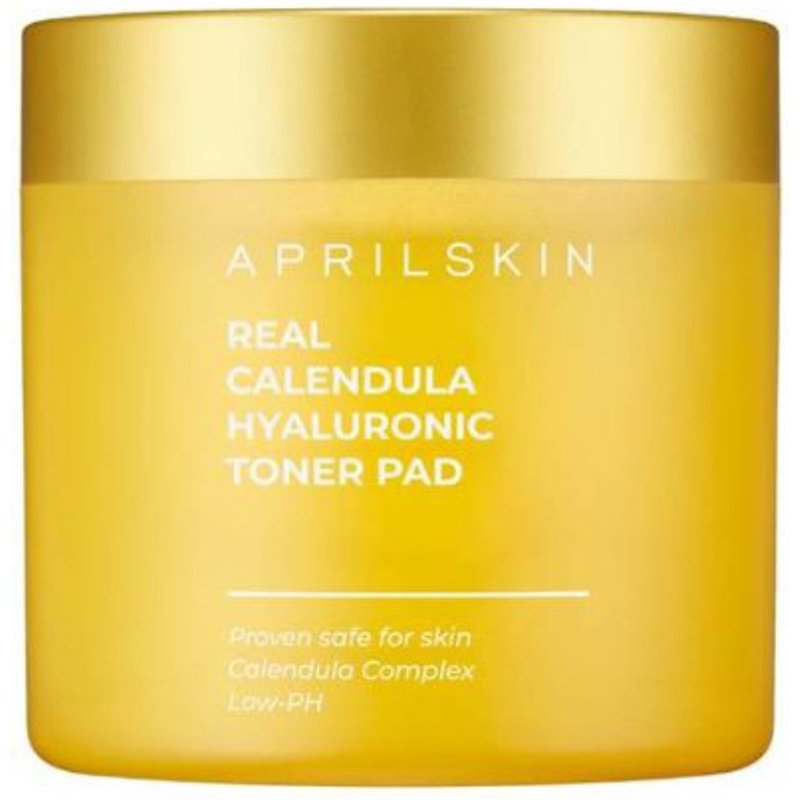 APRILSKIN - Coussin de toner hyaluronique Real Calendula - 60pads