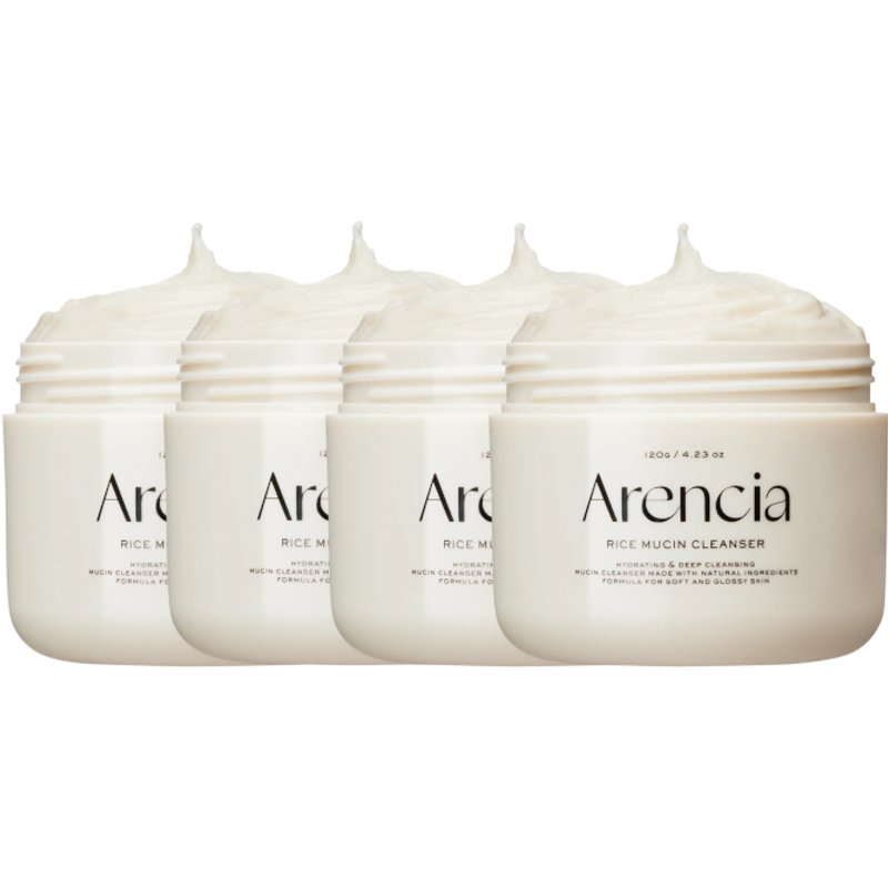 Arencia - Nettoyant Ă la mucine de riz frais - 120g (4ea) Set