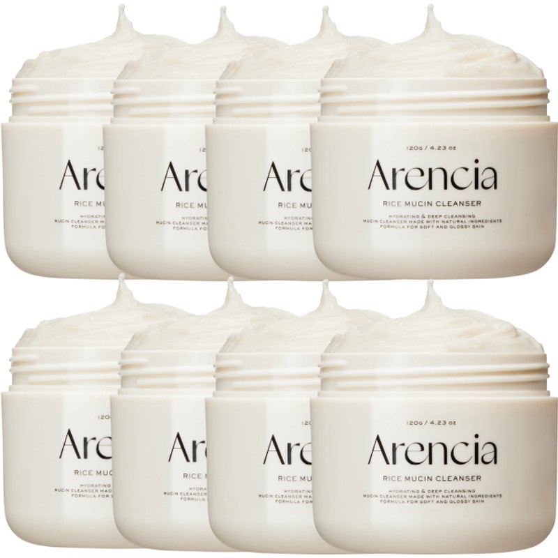 Arencia - Nettoyant Ă la mucine de riz frais - 120g (8ea) Set