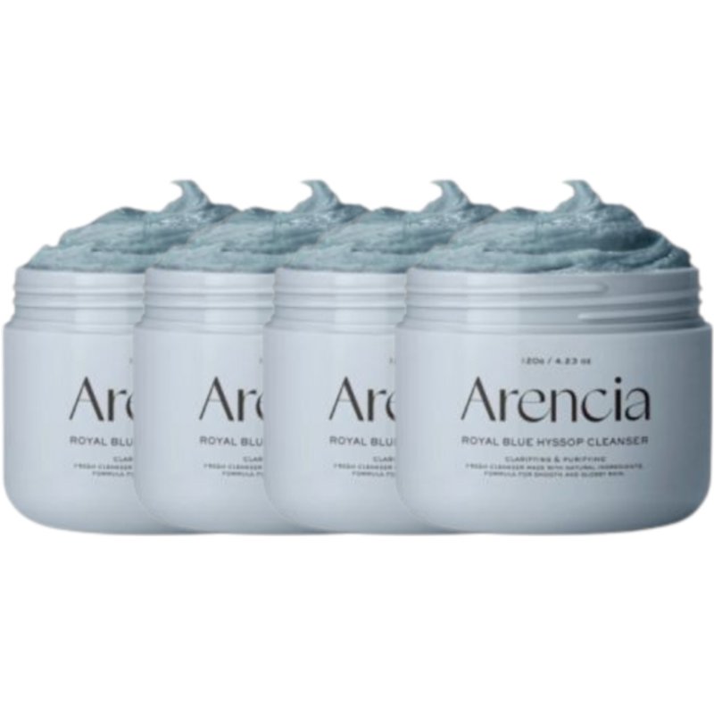 Arencia - Fresh Royal Blue Rice Mochi Cleanser - 120g (4ea) Set