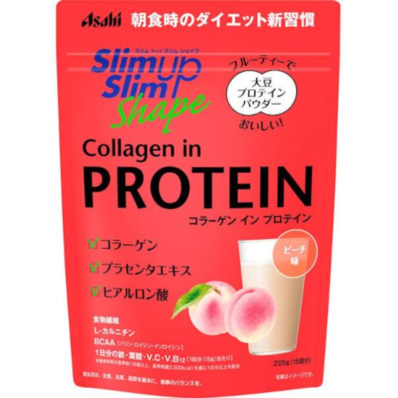 Asahi - Slim Up Slim Shape Collagène dans les protéines - 225g