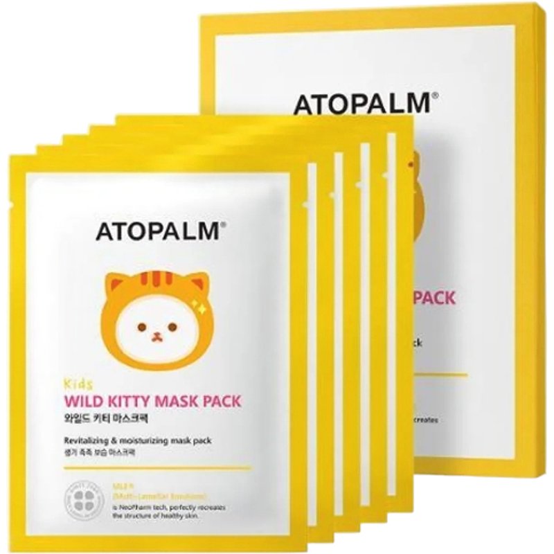 Atopalm - Pack de masques pour chat sauvage pour enfants 15 ml * 5ea - 5pièces