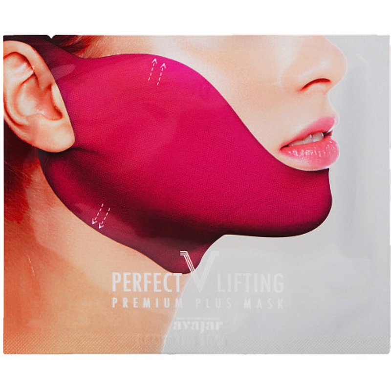 avajar - Masque Perfect V Lifting Premium Plus en rouge - 1pièces