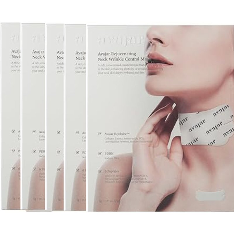 avajar - Masque anti-rides Perfect Neck Age - 5pièces