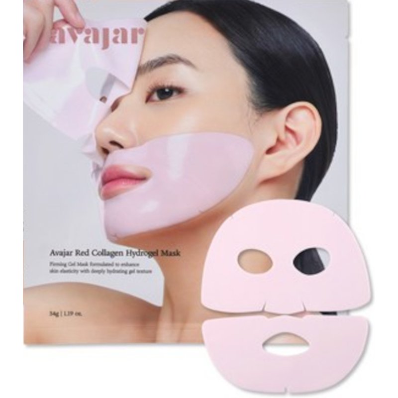 avajar - Masque hydrogel au collagène rouge - 1pièce