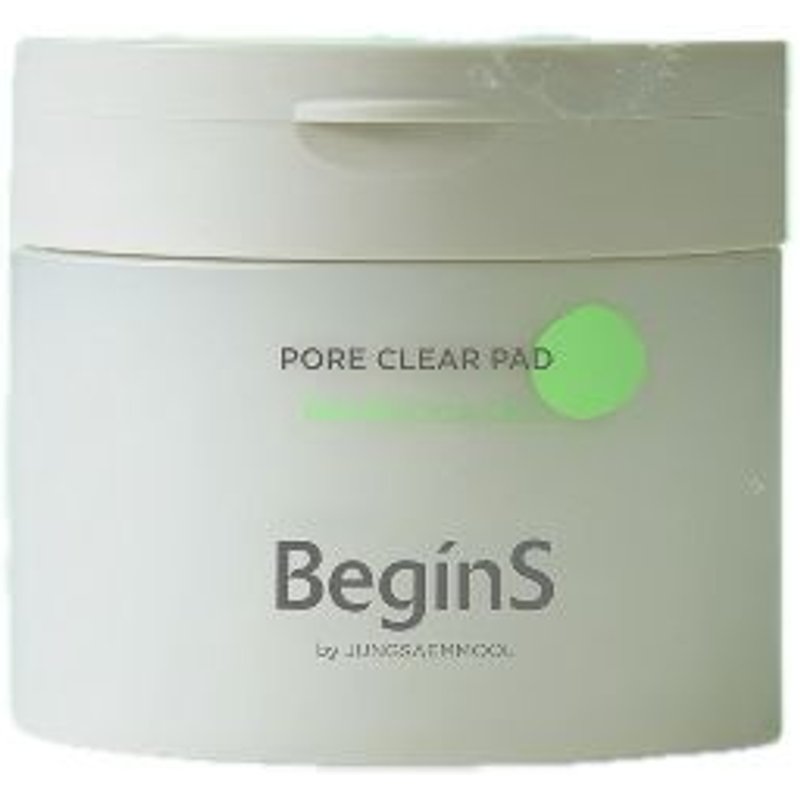 BeginS - Tampon transparent pour pores - 70pads/220g