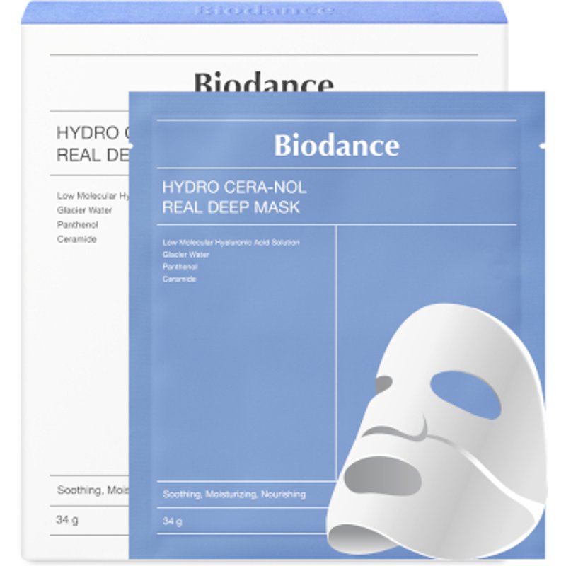 Biodance - Masque profond Hydro Cera-Nol Real - 4pièces