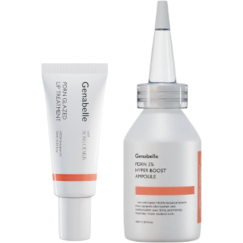 Genabelle - PDRN Glazed Lip Treatment - 10ml (1ea) & 3% Hyper Boost Ampoule - 40ml (1ea) Set