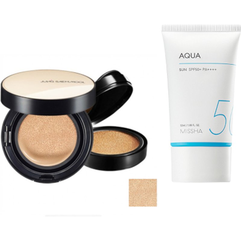 MISSHA - All-Around Safe Block Aqua Sun SPF50+ PA++++ (New version of All-Around Safe Block Aqua Sun Gel ) - 50ml X Jung Saem...