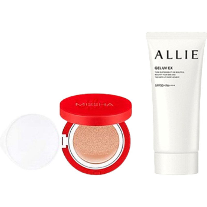 Kanebo - Allie Gel UV EX SPF50+ PA++++ - 90g (New Version of ALLIE - Extra UV Gel SPF50+ PA++++ - 90g) X MISSHA - Velvet...