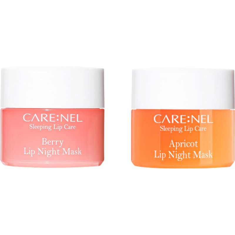 CARE:NEL - Berry & Apricot Lip Night Mask Set