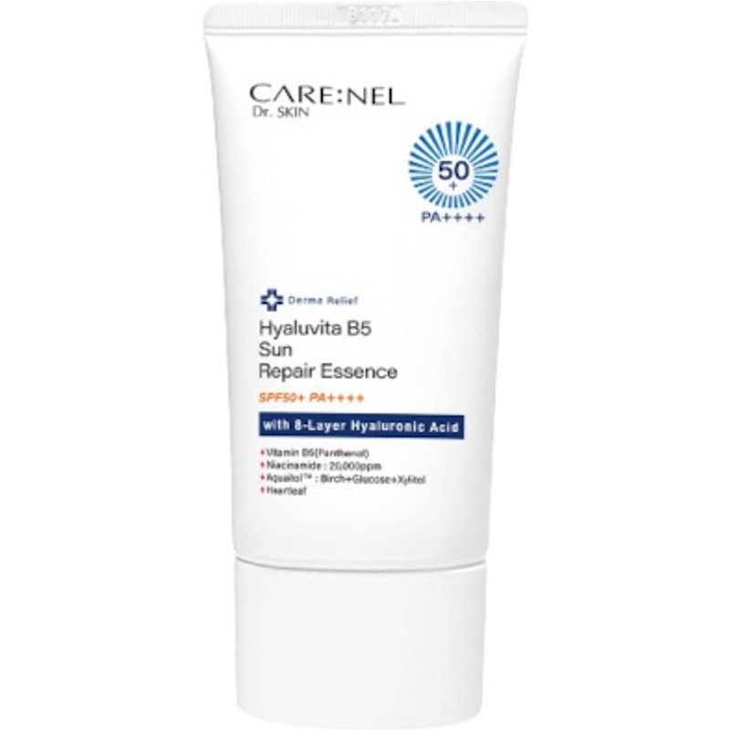 CARE:NEL - Hyaluvita B5 Essence Réparatrice Solaire SPF50+ PA++++ - 50ml