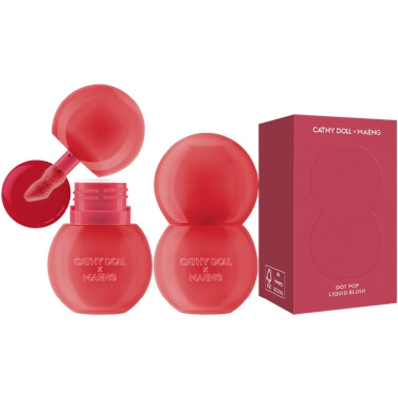 Cathy Doll - Blush liquide Cathy Doll x Maeng Dot Pop - 4g - 09 Very Cherry
