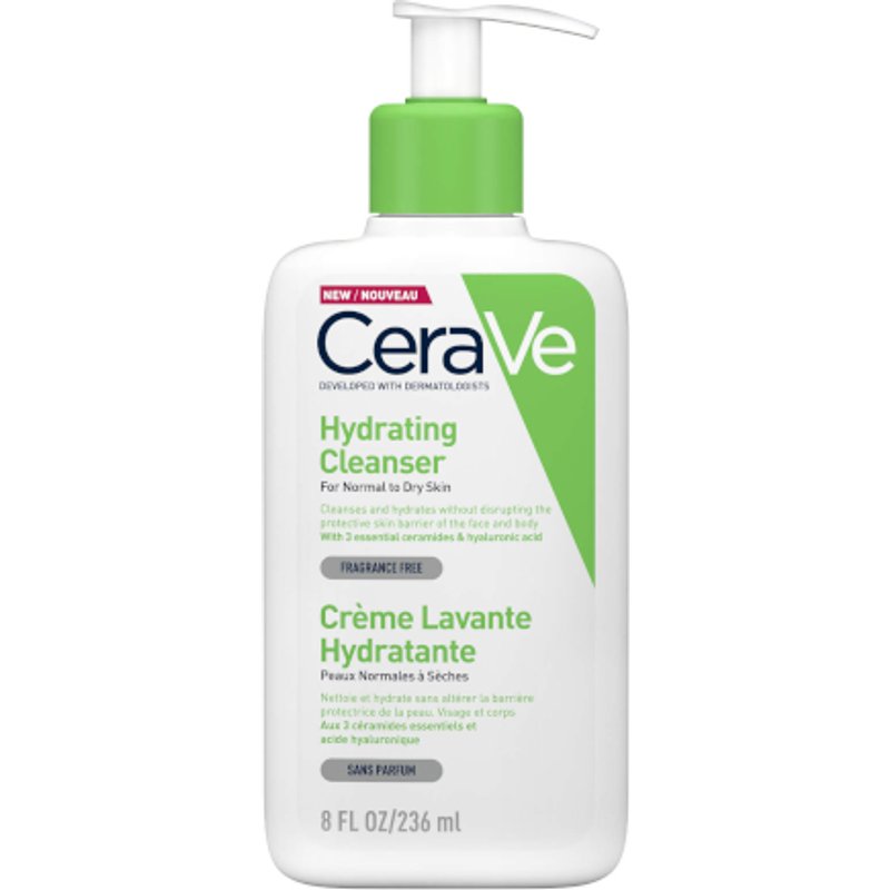 CeraVe - Nettoyant hydratant pour peaux normales à sèches - 236ml