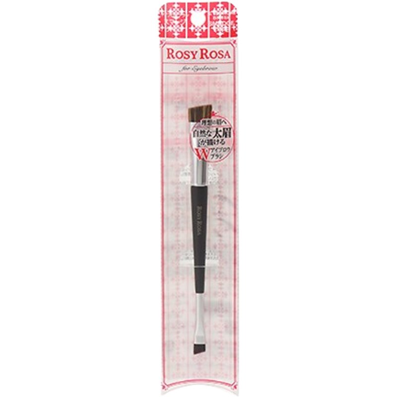 Chantilly - Pinceau à sourcils double embout Rosy Rosa, type estompeur - 1pièces