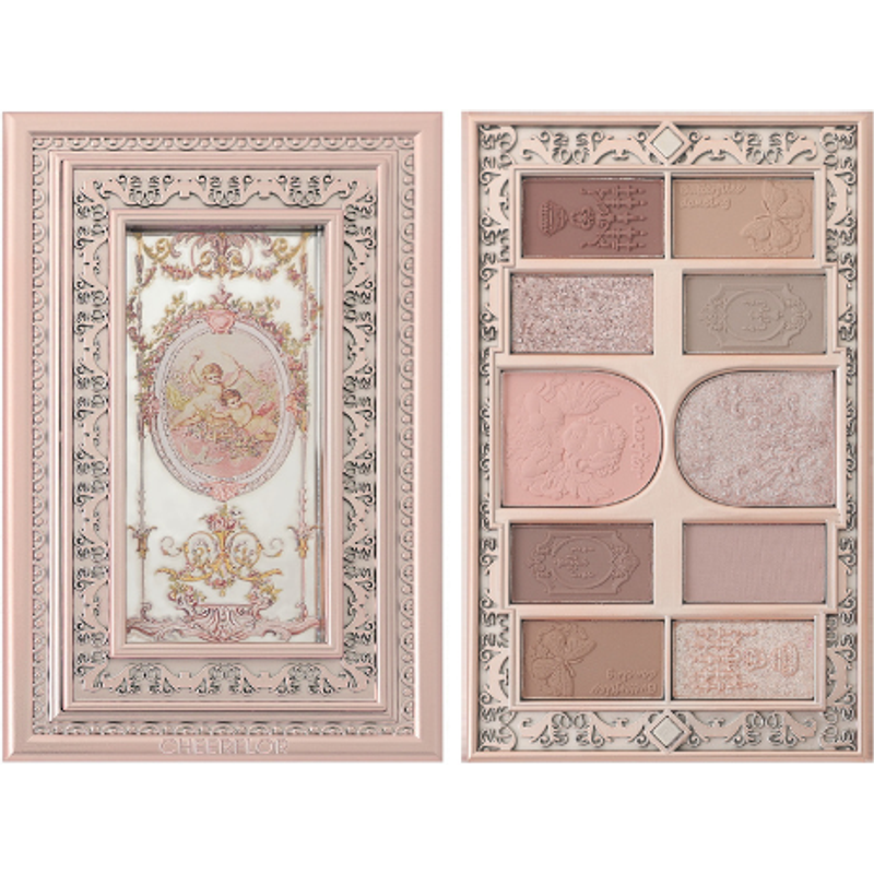 CHEERFLOR - Palette de fards à paupières Brilliant Secret Series 10 couleurs - 10g - CFR961 Smoky Rose