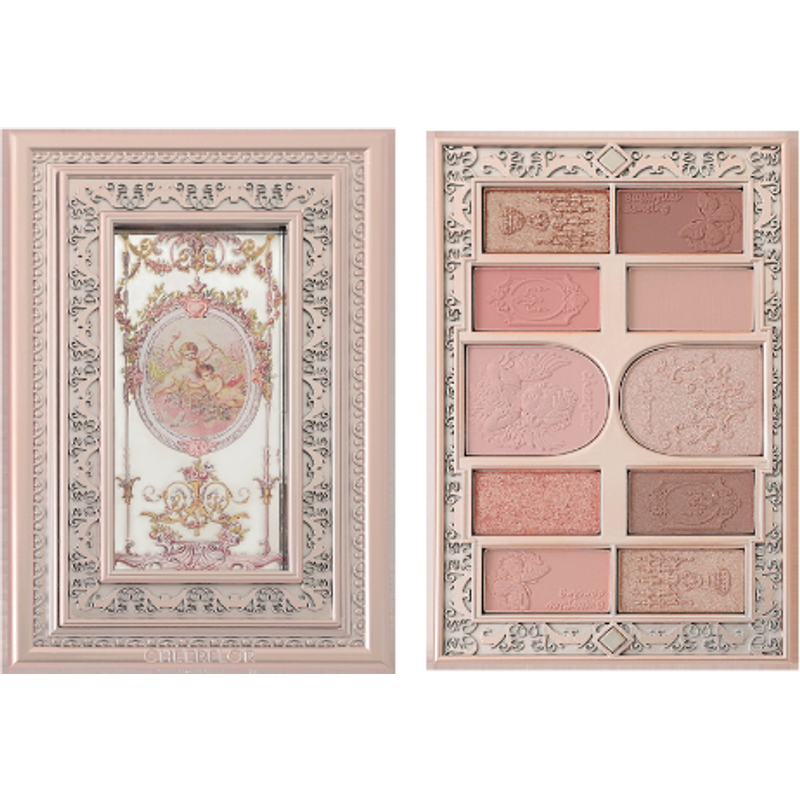 CHEERFLOR - Palette de fards à paupières Brilliant Secret Series 10 couleurs - 10g - CFR962 Spring Peach