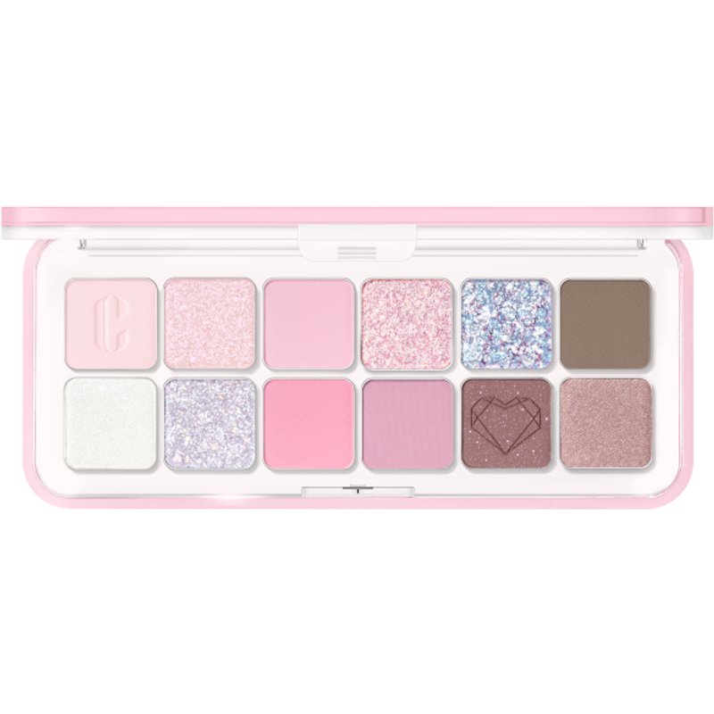 CLIO - Pro Eye Palette Air (édition de luxe Koshort) - 0.6gX12+1ea - 12 Crystal Paw
