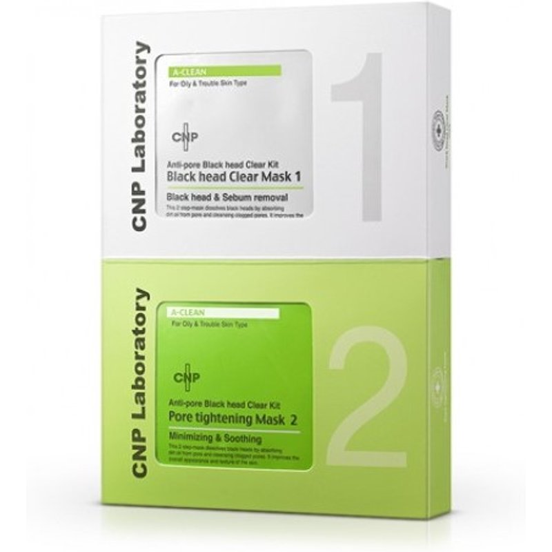 CNP LABORATORY - Kit Anti Pore Black Head Clear - 1pack - 10pièce